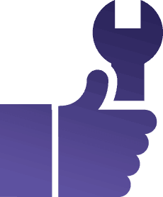 Icon: Thumbs up + Tool